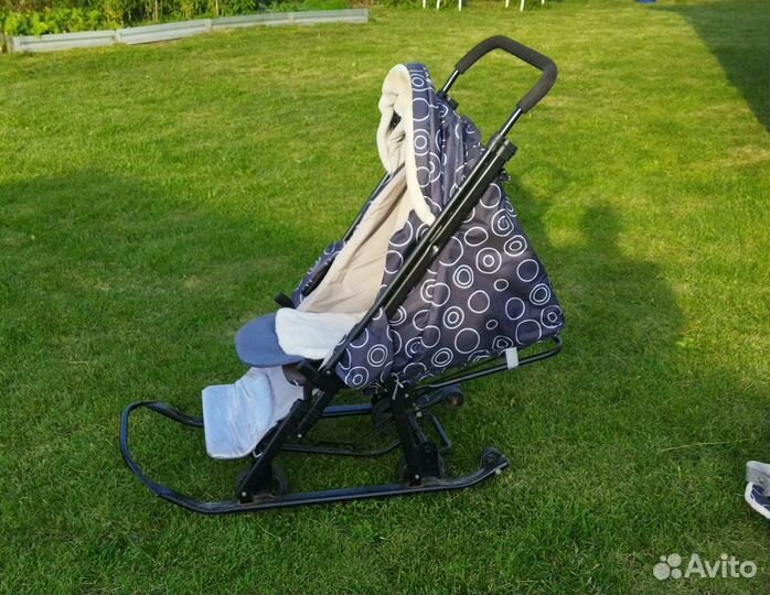 Детские санки коляска