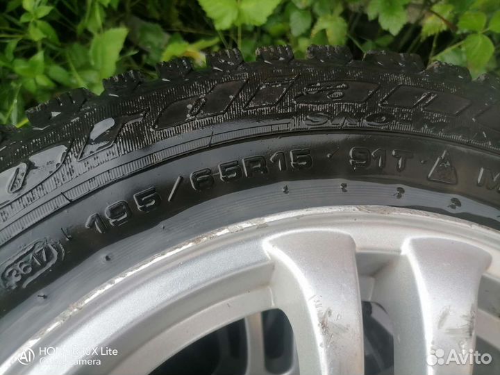 Колеса в сборе r15 литые