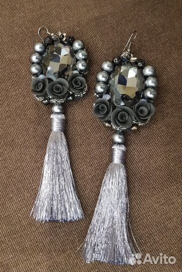 Серьги вечерние