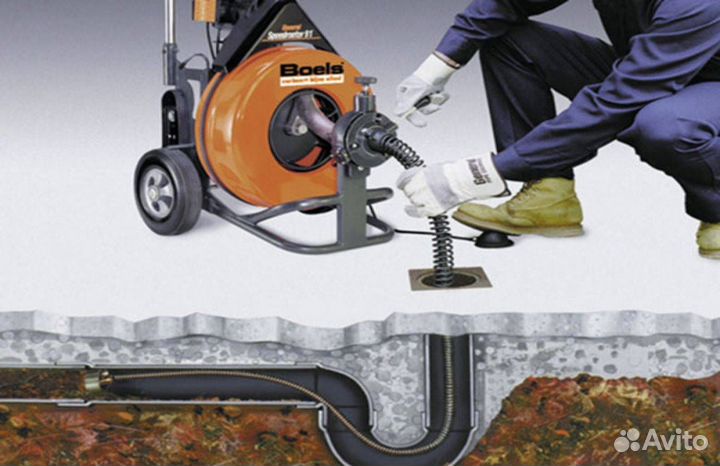 Прочистка канализации устранение засоров 24 7