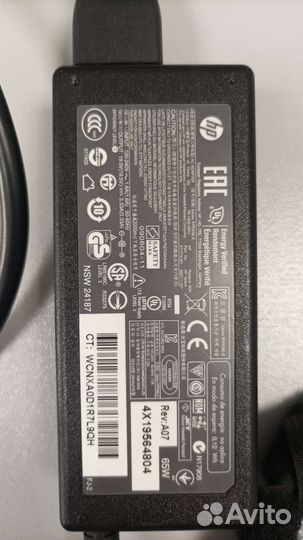 Зарядное устройство для ноутбука hp