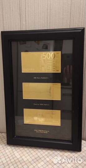 Панно (плакетка) Банковские билеты Большие деньги