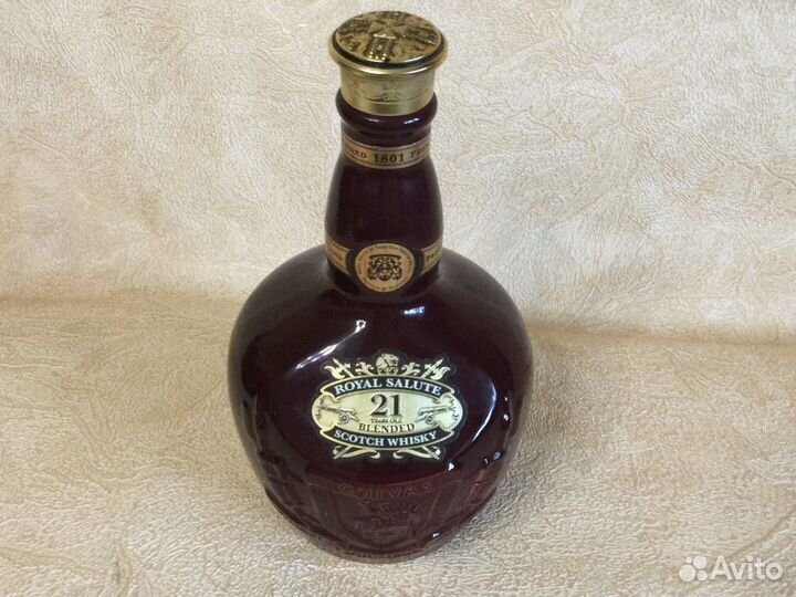 Бутылка от шотландского виски