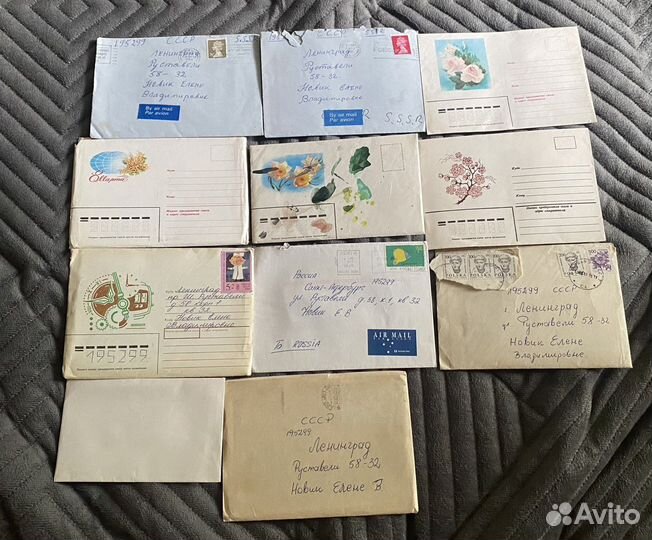 Почтовые конверты СССР и импортные