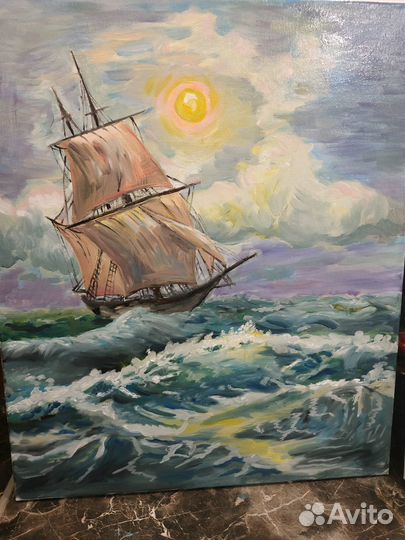 Картина своими руками написано маслом на холсте