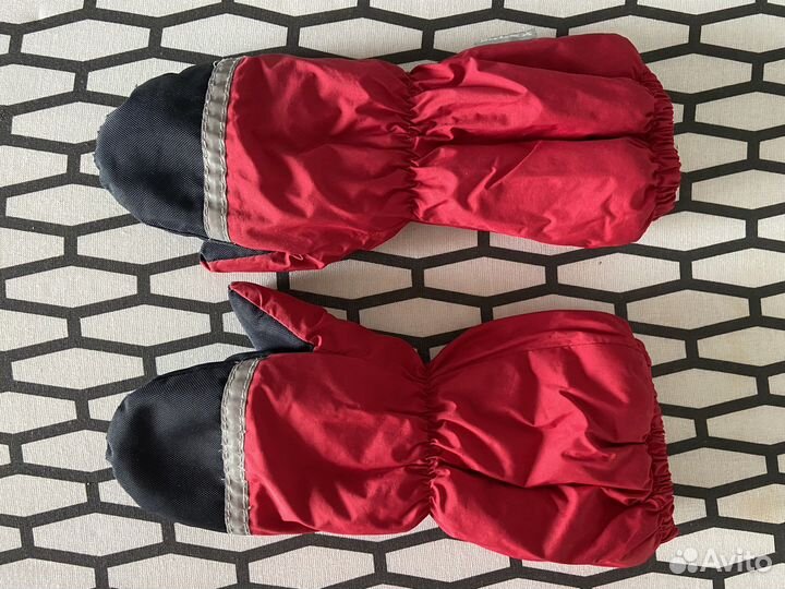 Краги варежки Kerry размер 6 зимние красные