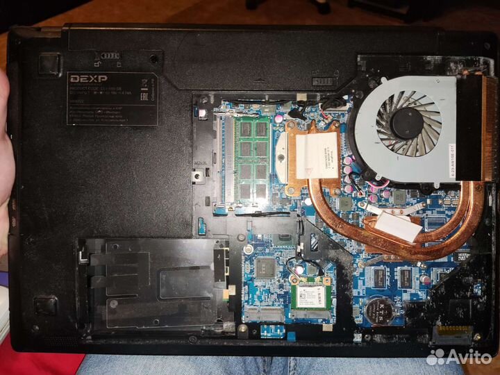 Ноутбук dexp CLV-650-SB