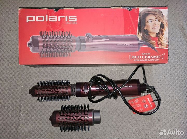 Фен с расческой, вращающаяся