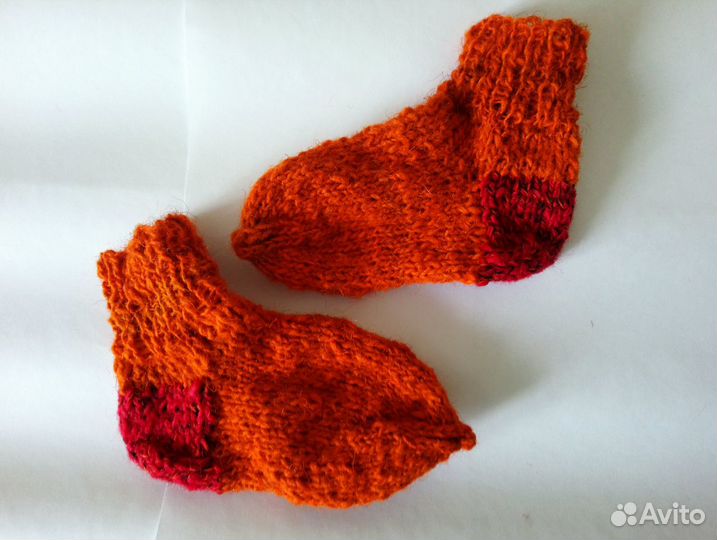 Носки вязаные шерстяные новые