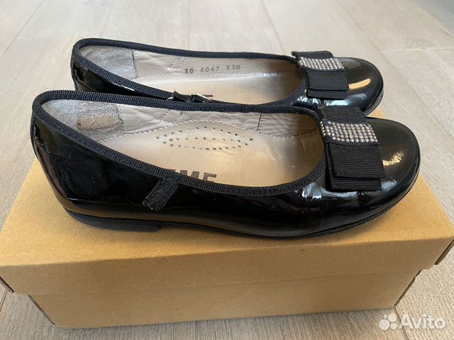 Черные кожанные туфли useeme (30 размера)