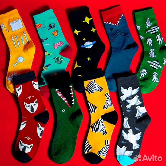 Носки Разных Цветов и Размеров