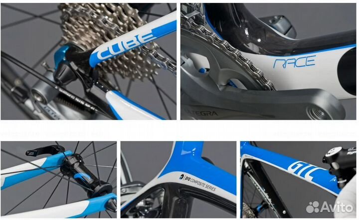 Карбоновый Cube Agree GTC Race размер XL-Size 60см