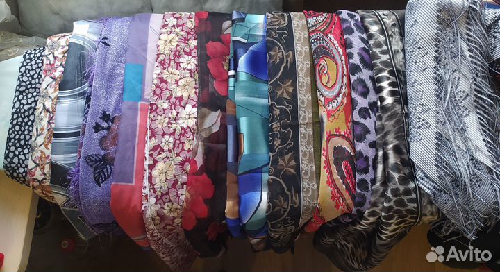 Женские платки палантины шарфы парео