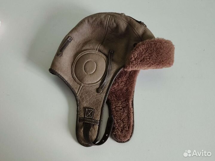Шлем John Douglas нат кожа мех 57 разм