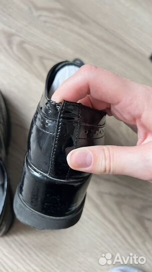 Лоферы женские 37 глянцевые