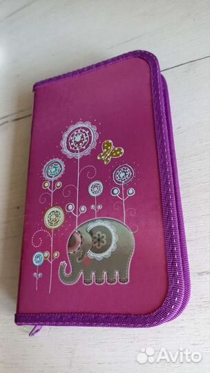 Пенал детский, школьный, для девочек