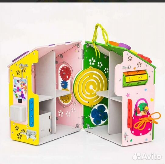 Бизиборд Новый Домик Дом Принцессы