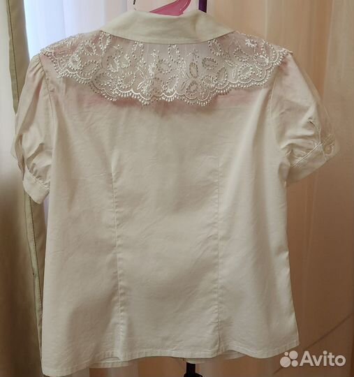 Рубашка белая школьная нарядная