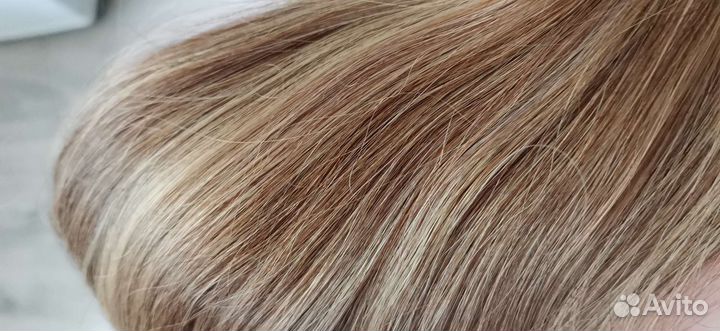 Волосы для наращивания 60 см бу