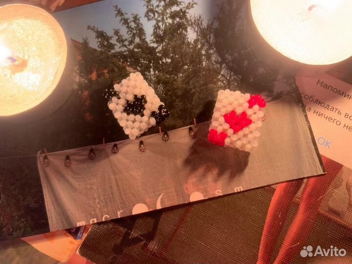 Фигурки из бисера «игральные карты»