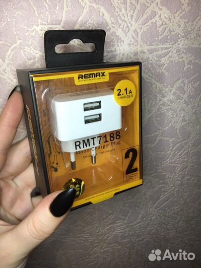 Сетевой адаптер 2,1A 2USB RMT7188, remax