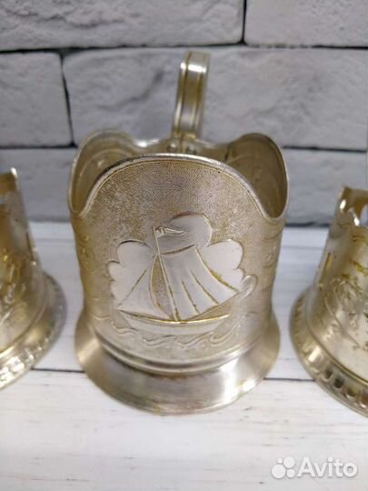 Подстаканники и кружка СССР