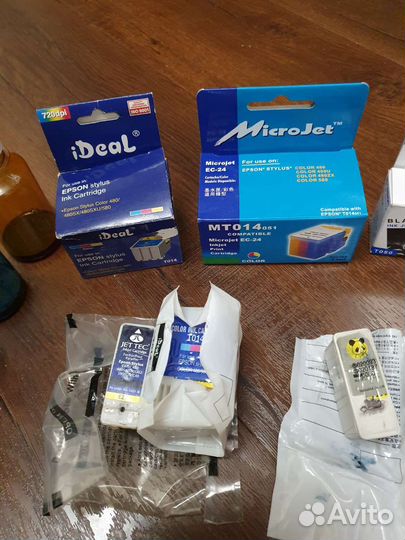 Катриджи для принтера epson + чернила