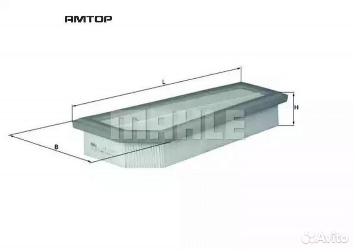 Mahle LX2813 Фильтр воздушный