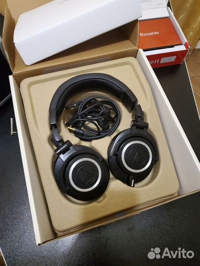 Наушники audio technica ath m50x