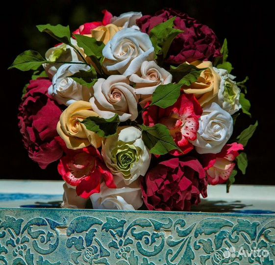 Букет из полимерной глины