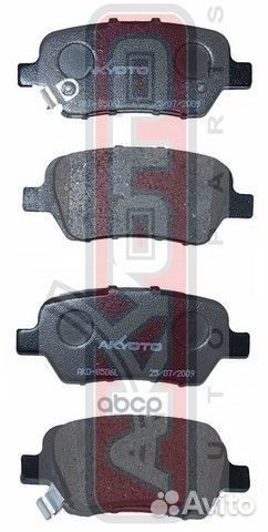 Колодки тормозные дисковые задние AKD-8506 akyoto