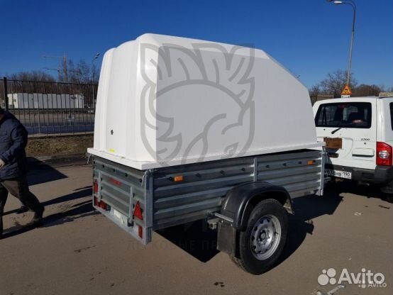 Прицеп с крышкой 01.026. Дачные переезды