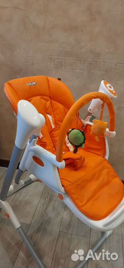 Детский стульчик для кормления, качели Babyton 2в1