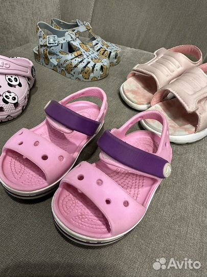 Сандалии crocs mini melissa