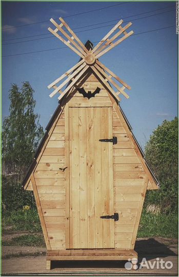 Дачный туалет деревянный йшщ 038