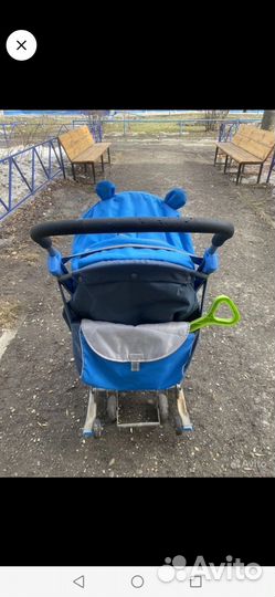 Детские санки коляска бу