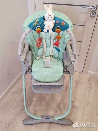 Стульчик для кормления chicco polly magic 0+