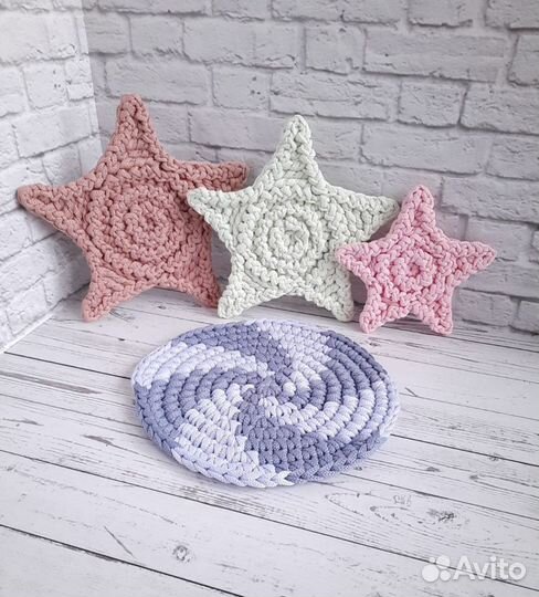 Подставки под горячее вязаные