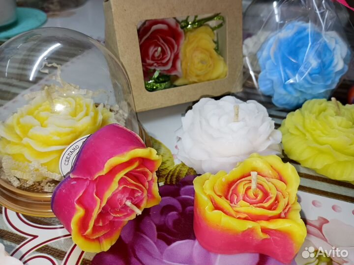 Набор свечей ручной работы 