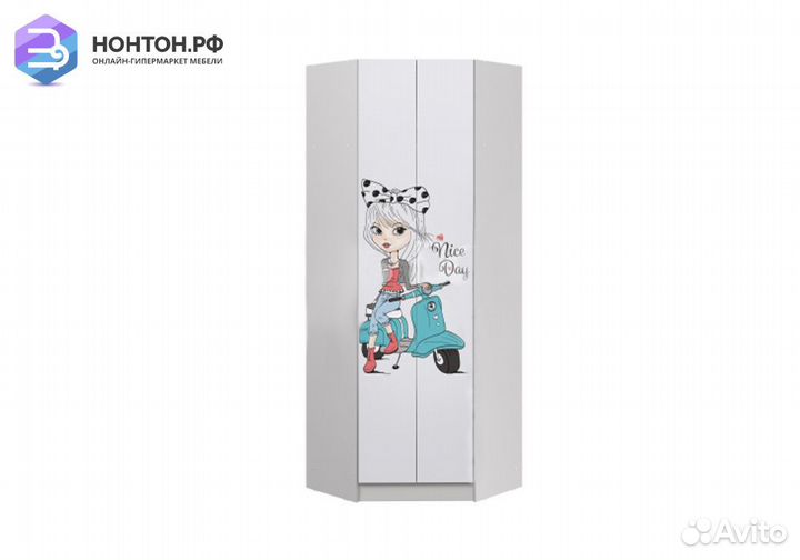 Шкаф угловой Вега fashion-1 белый