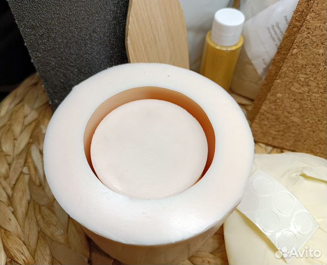 Силиконовая форма для бетонного кашпо (+материалы)