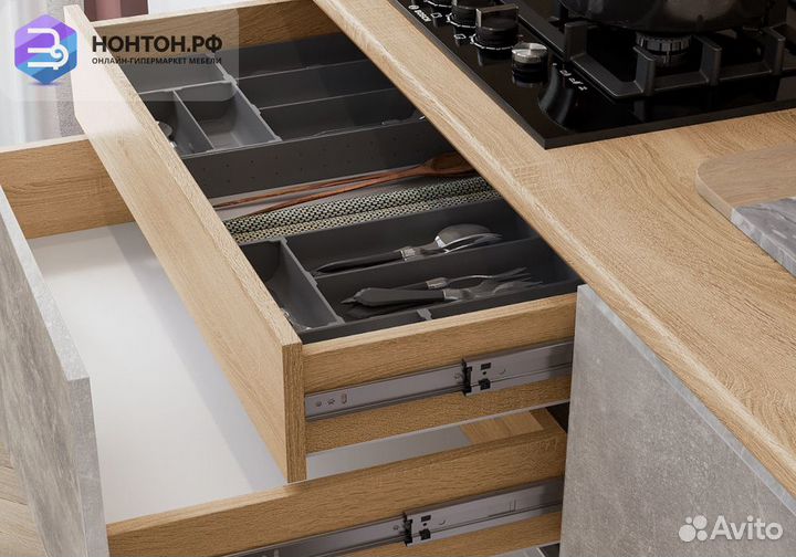 Центральная секция Карина 2 м белый глянцевый / бе