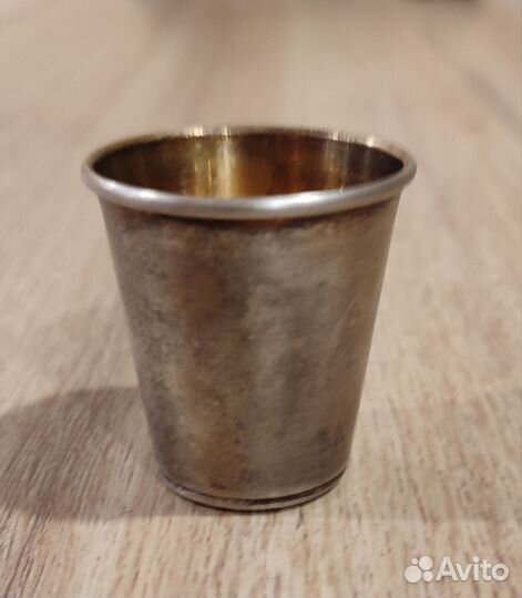 Стопка из серебра, СССР, клеймо