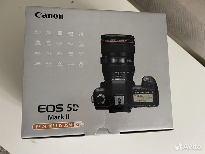 Коробка Фотоаппарат canon 5D mark ii
