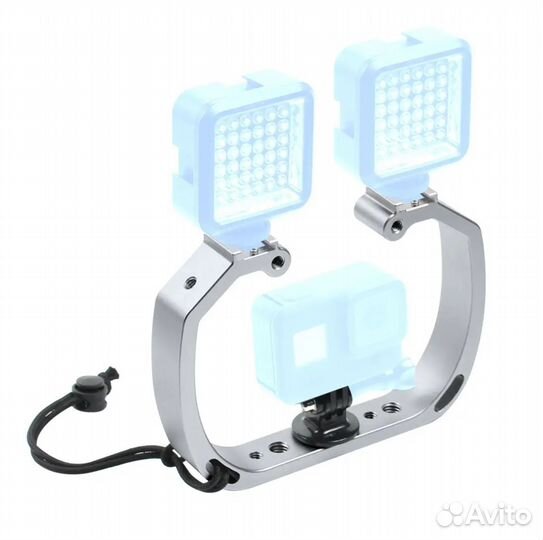 Ручной держатель для камеры двойной