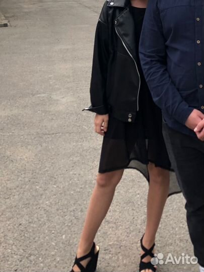 Платье женское HM с удлиненной фатиновой юбкой