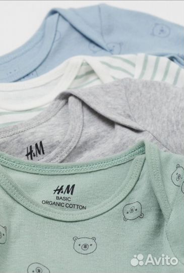Боди h&m для мальчиков и девочек