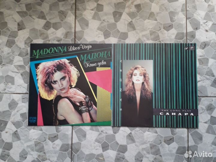 Виниловые пластинки.комбинация.ла мама мадонна