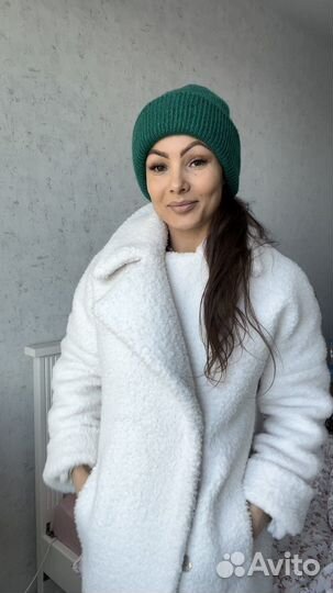 Шапка zara новая зелёная