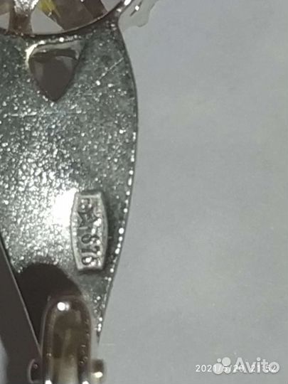 Брошь СССР серебро 875 пробы